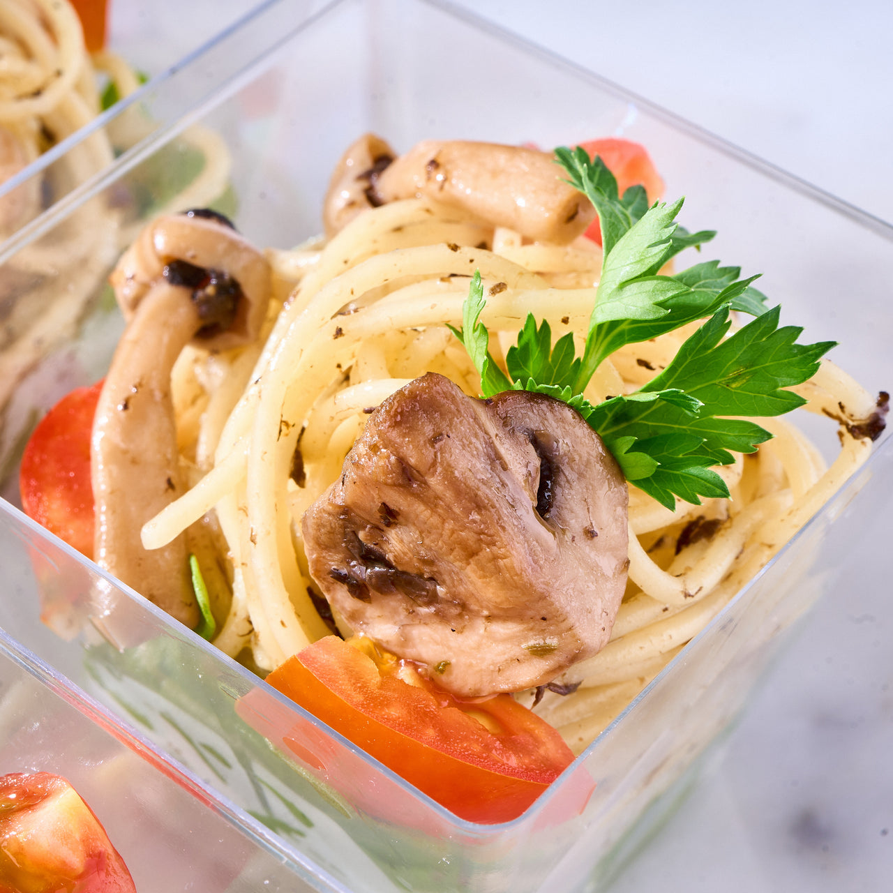 12 Cold Truffle Angel Hair Pasta - In Cups (Vegan)