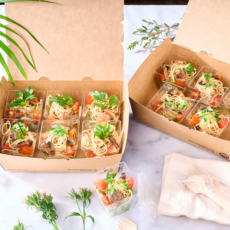 Cold Truffle Angel Hair Pasta - In Cups (Box of 12) (Vegan)