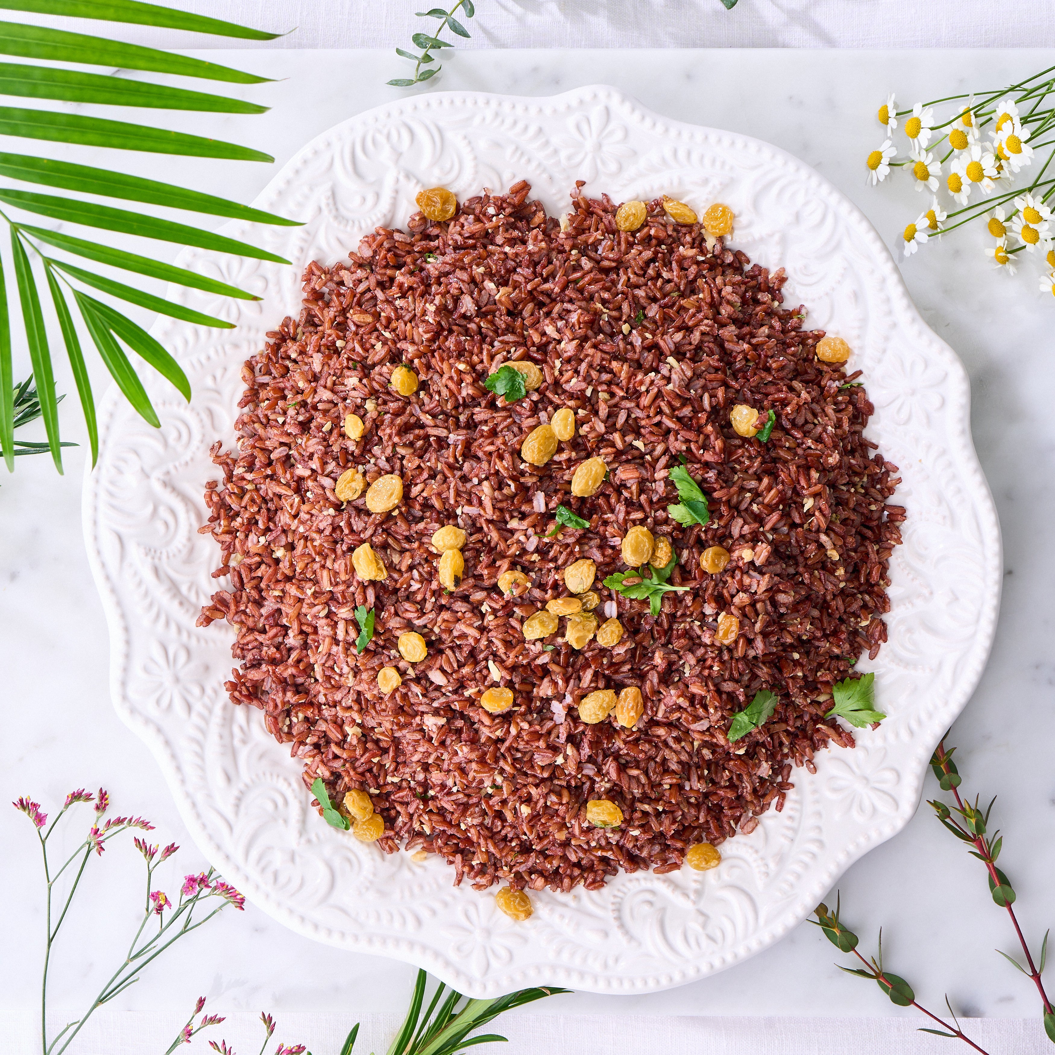 Brown Rice Pilaf Tray (GF)  🌿