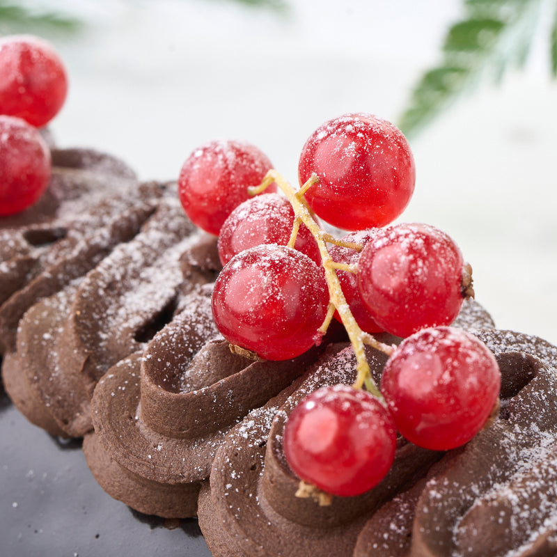 Chocolate Bark Hazelnut Log Cake