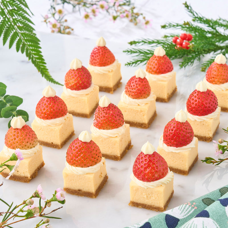 Mini Santa's Hat Cheesecake (Box of 12)