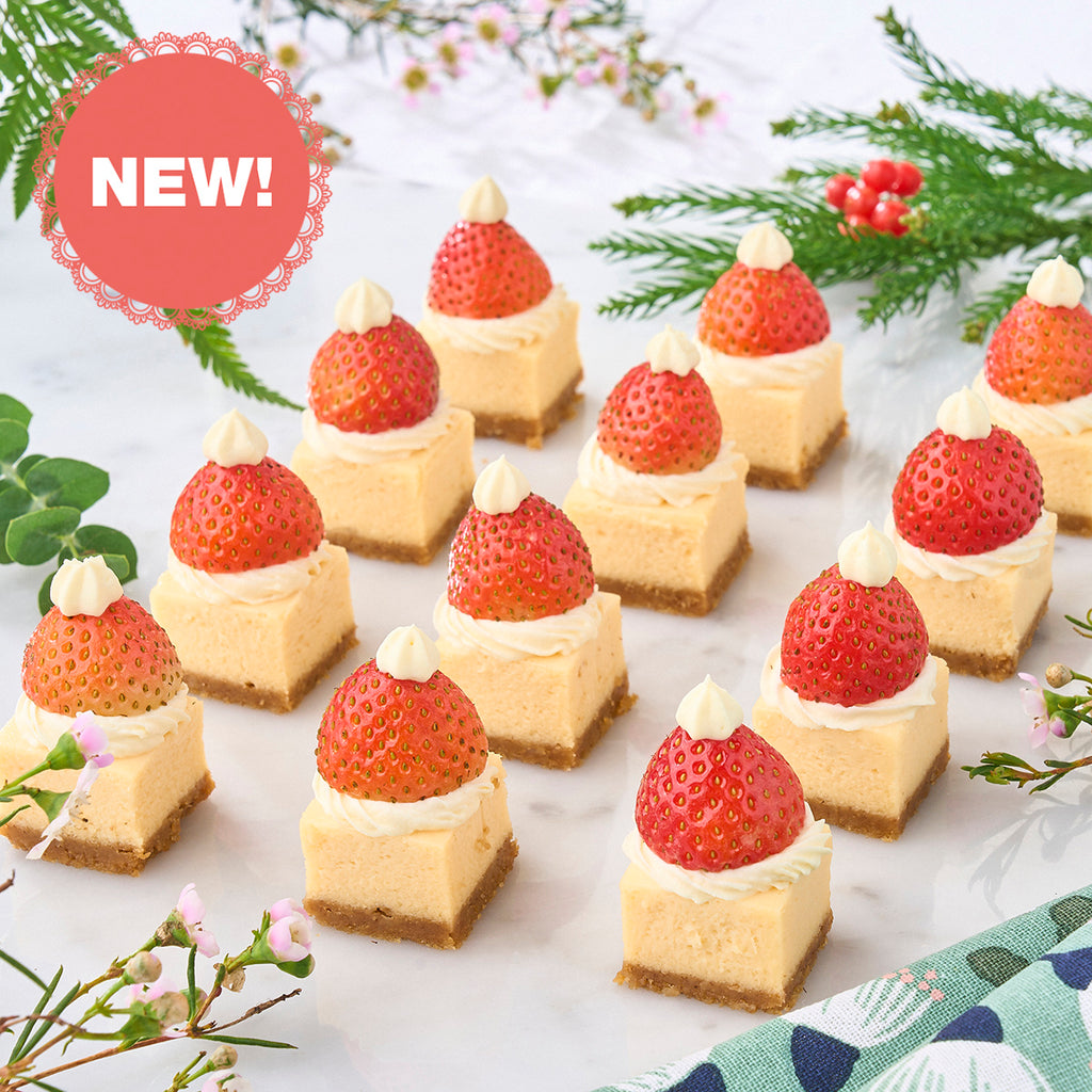 Mini Santa Hat Cheesecakes – Baked by Rachel