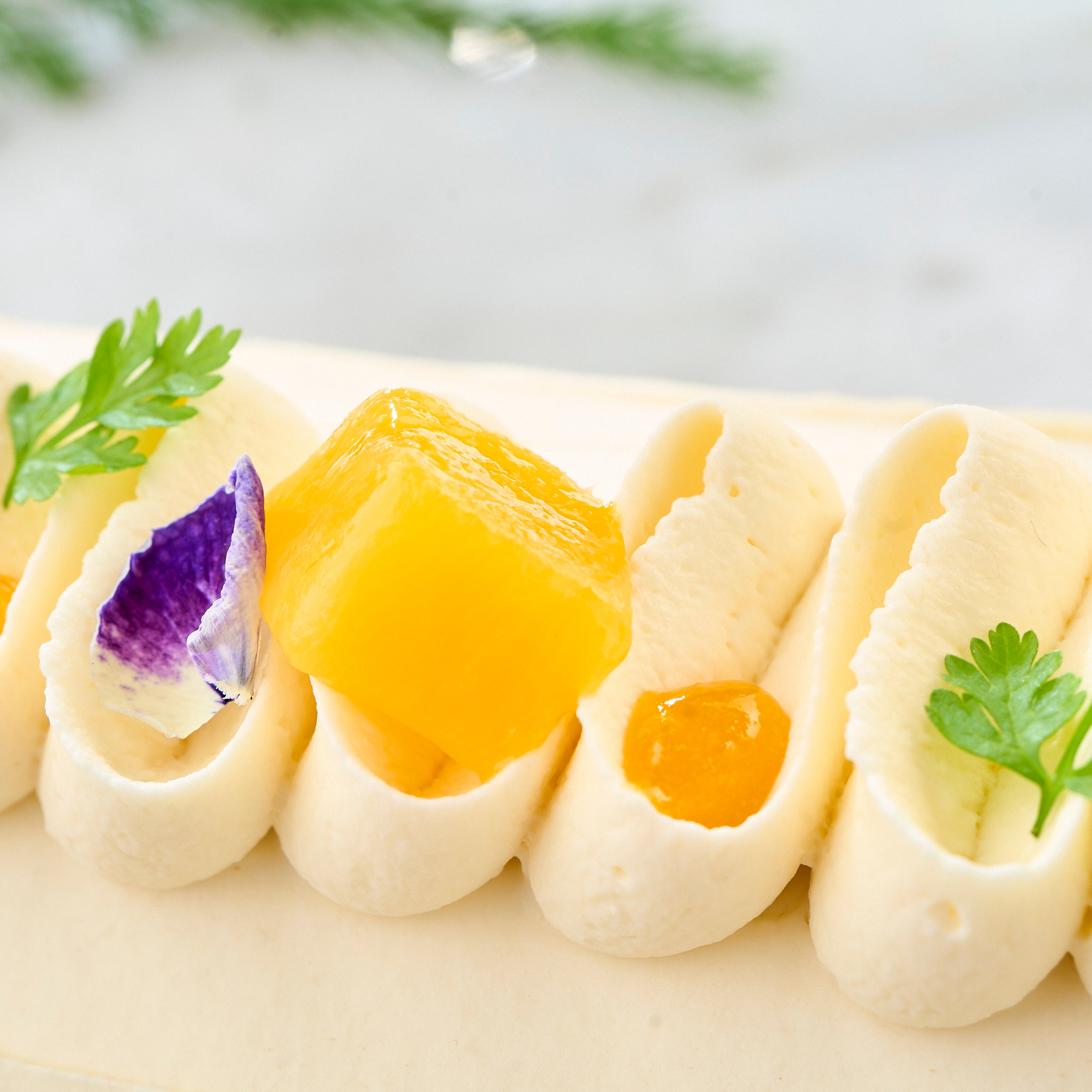 Passion Mango Log Cake – All Things Delicious