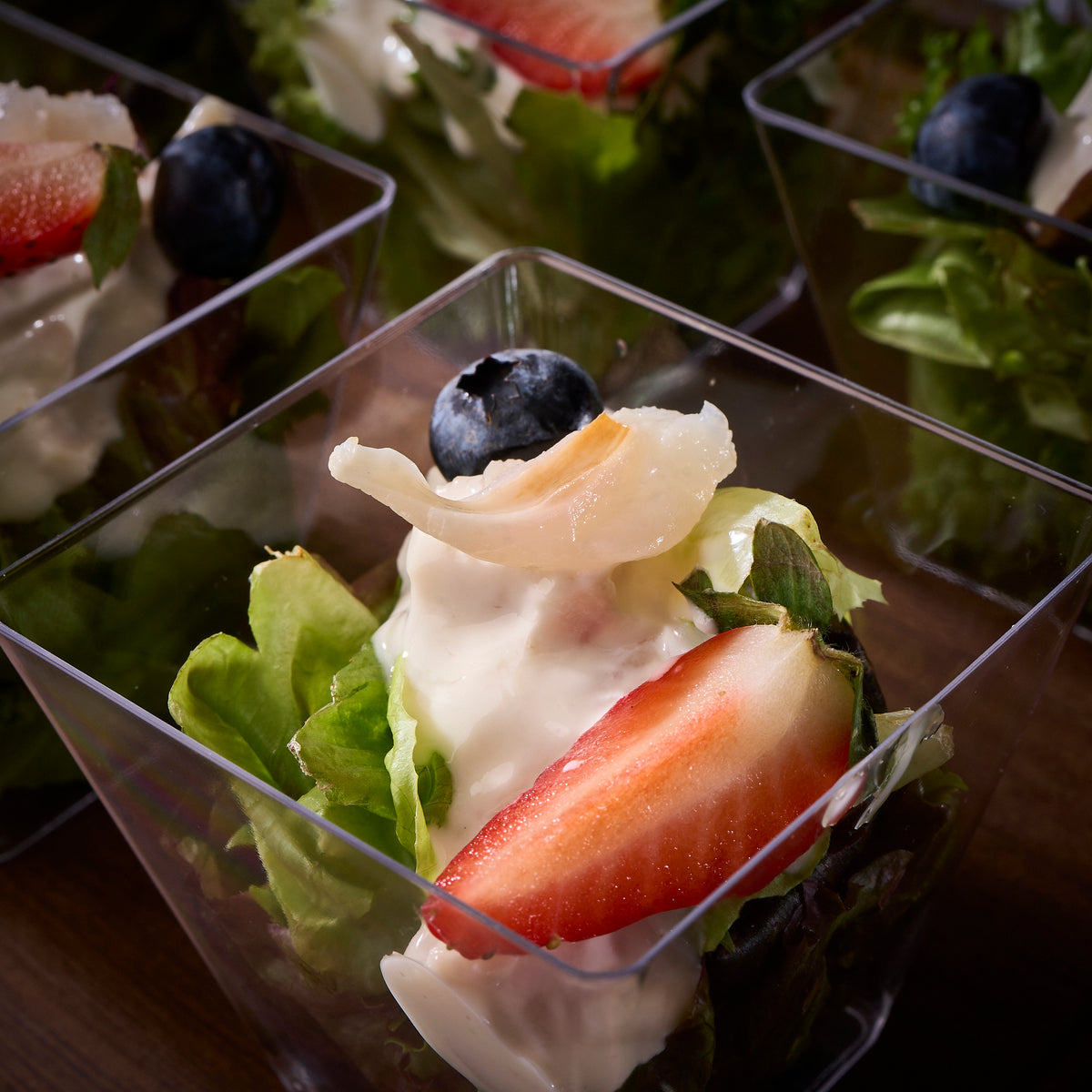 Lychee Turkey Cocktail Salad Cups (Box of 12)