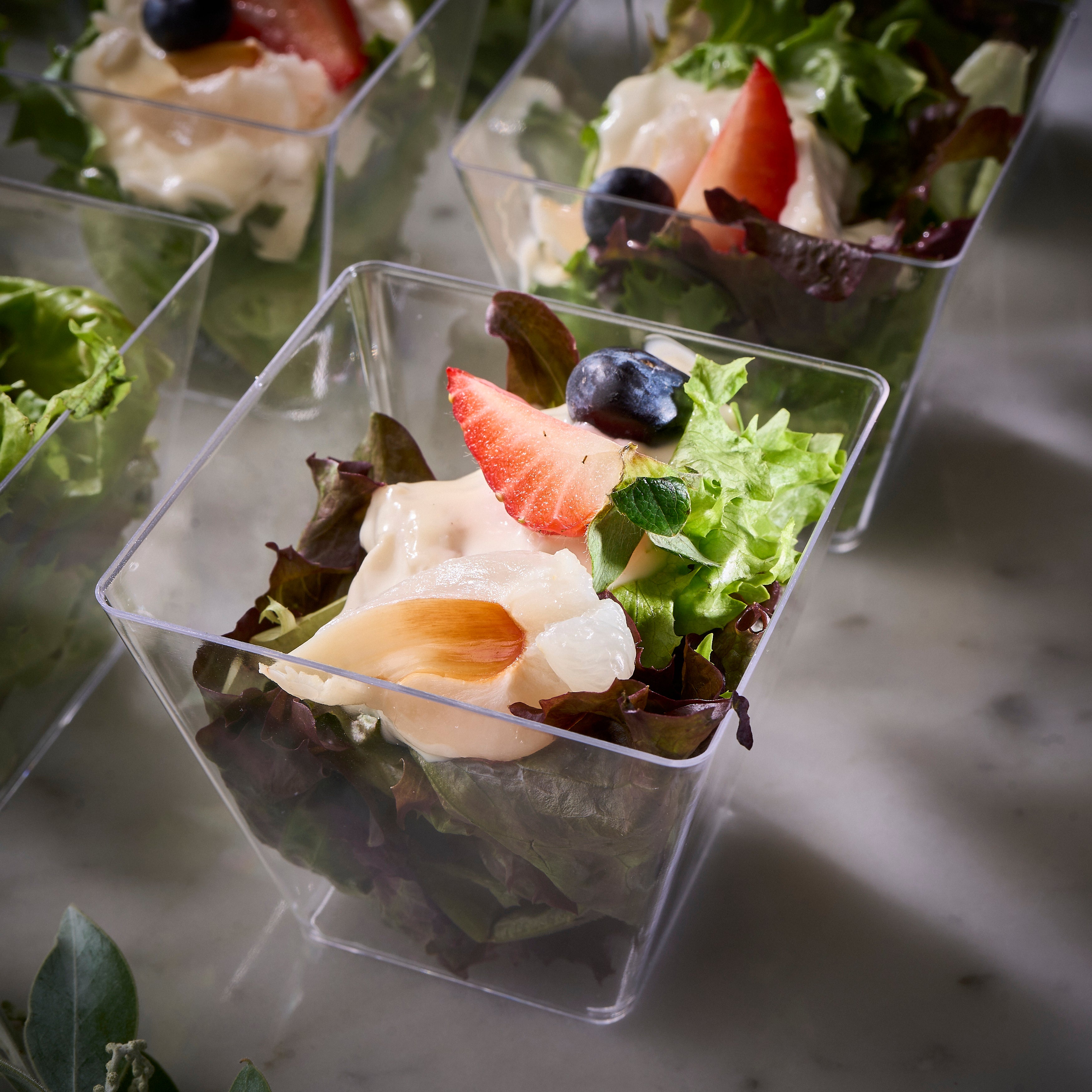 Lychee Turkey Cocktail Salad Cups (Box of 12)