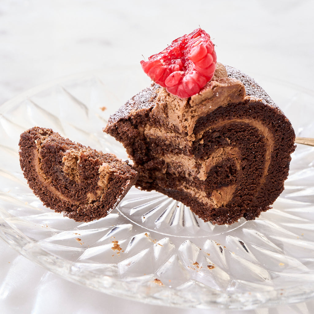 Mini Chocolate Cremeux Log Cake (Box of 12)