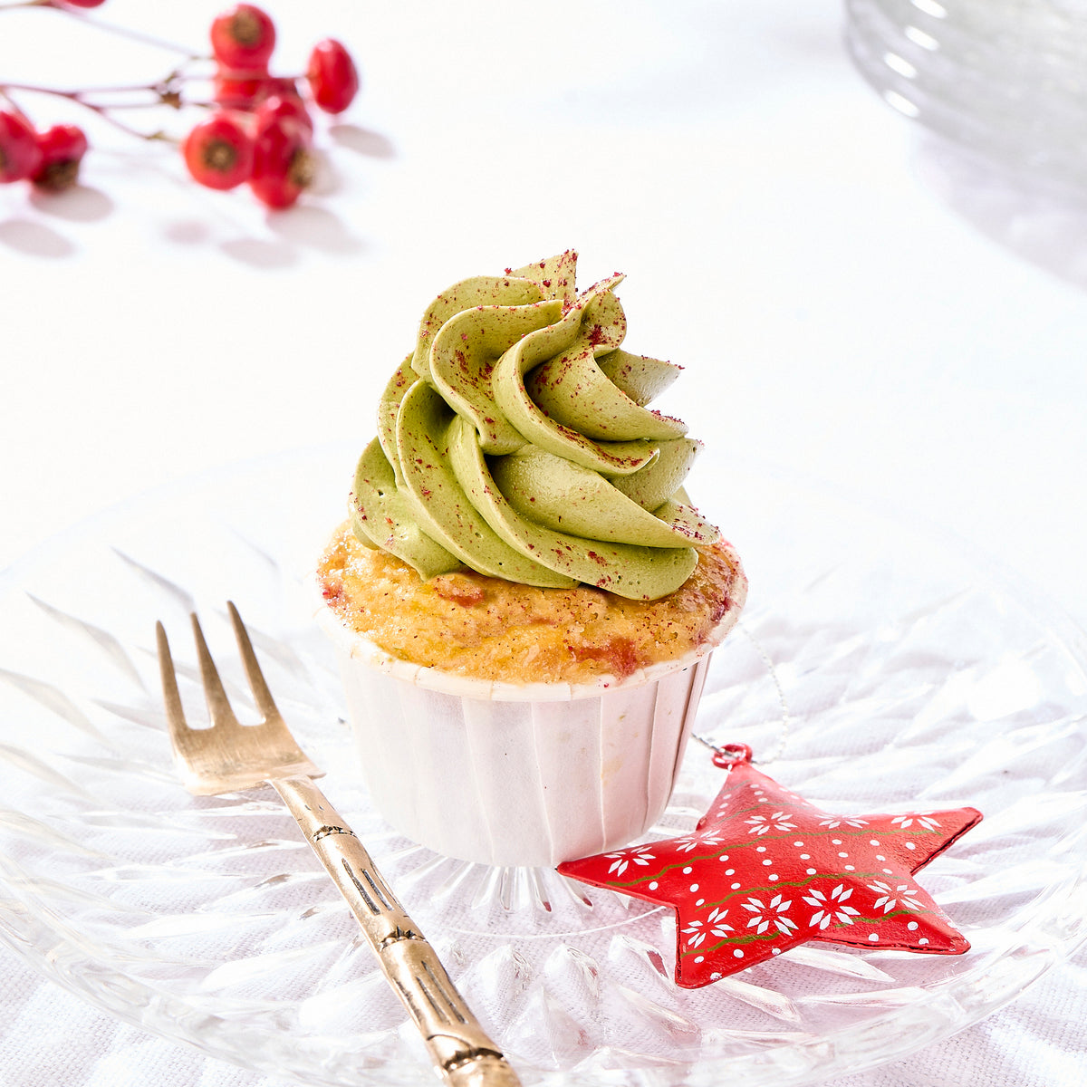 Mini Xmas Tree Cupcake (Box of 12)