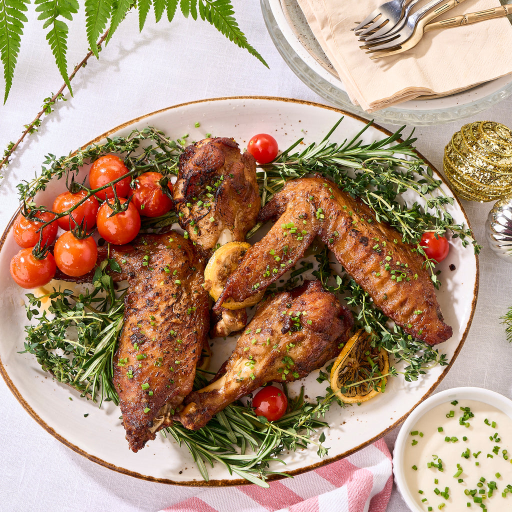 Buffalo Turkey Wings with Pineapple Ranch