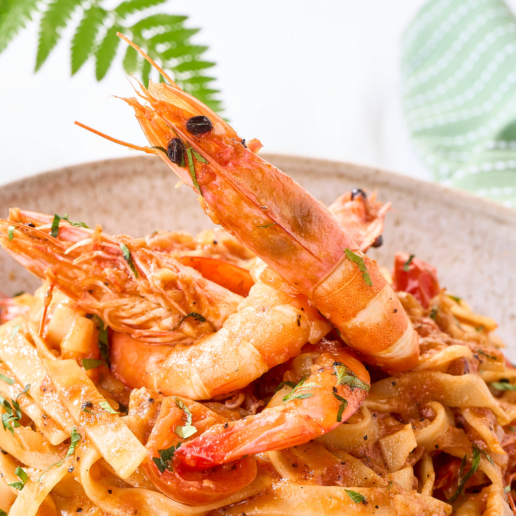 Seafood Tomato Pasta Tray