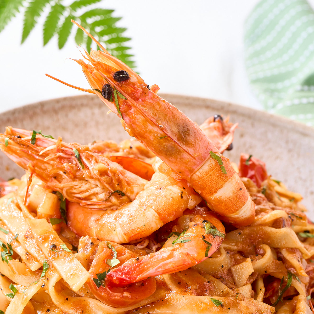 Seafood Tomato Pasta Tray