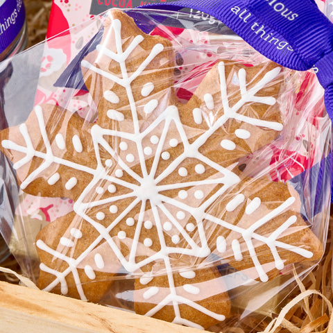 Gingerbread Snowflake cookie