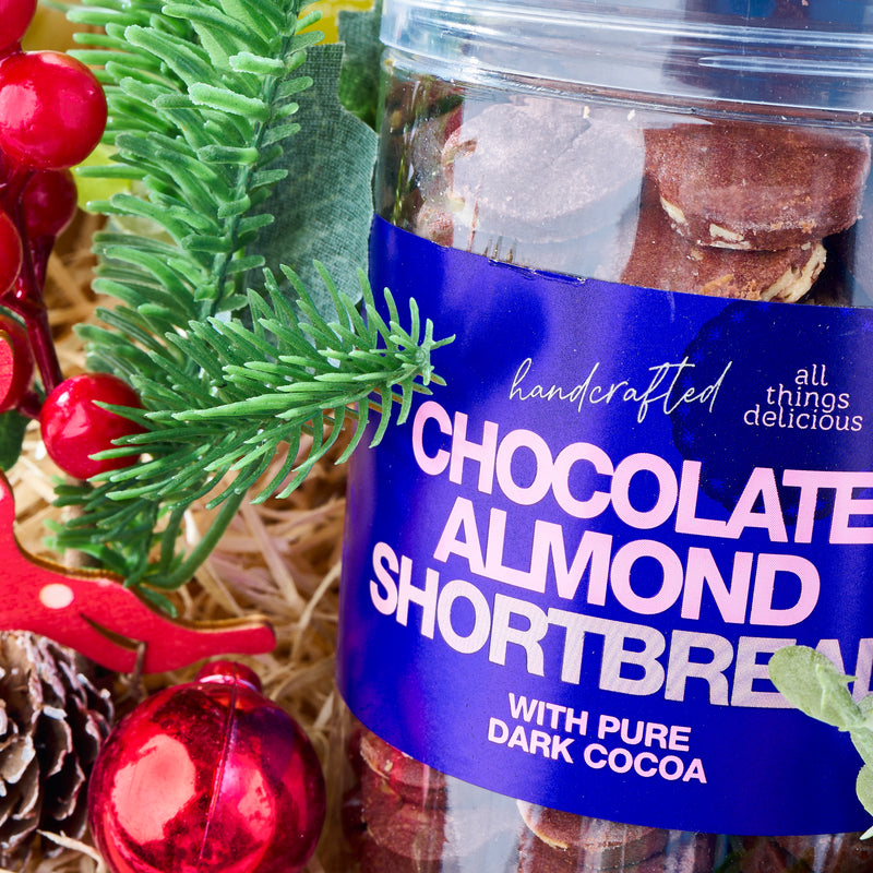 Meidum Jar of Chocolate Almond Shortbread