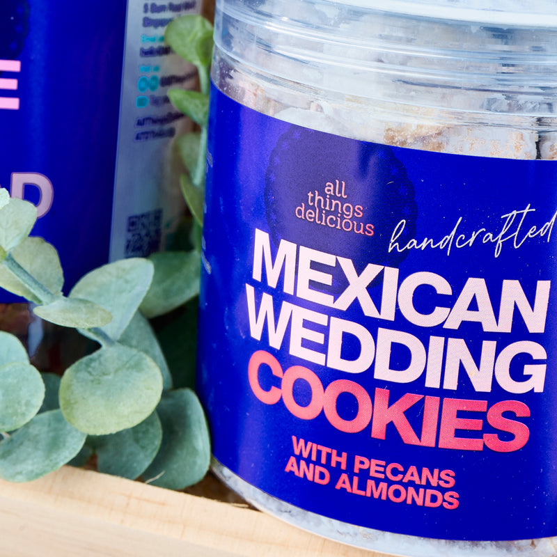 Petite Jar of Mexican Wedding Cookies