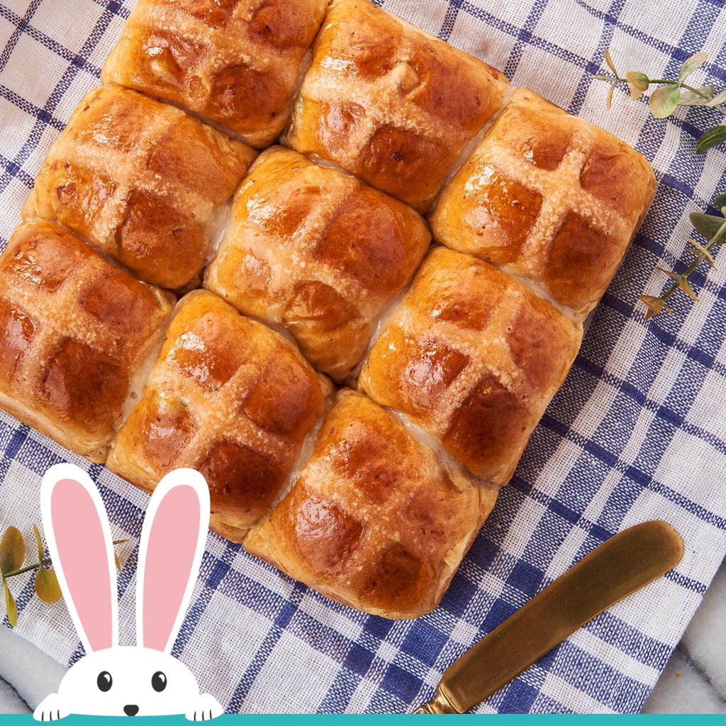 The Hot Cross Buns | 4 Flavours (box of 9)