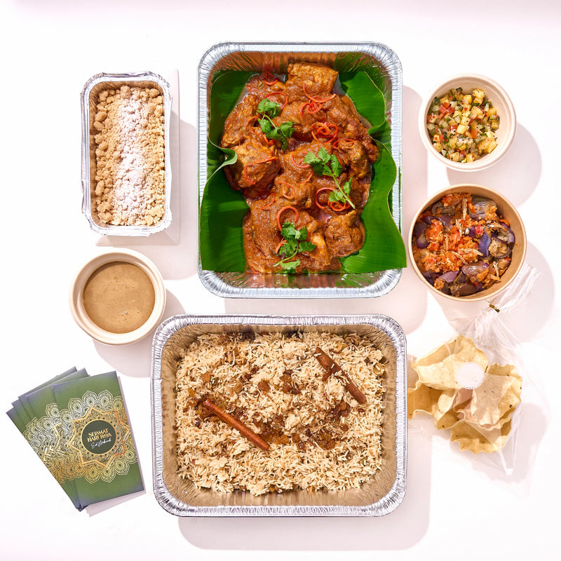 Nasi Minyak Platter - The Double Delight