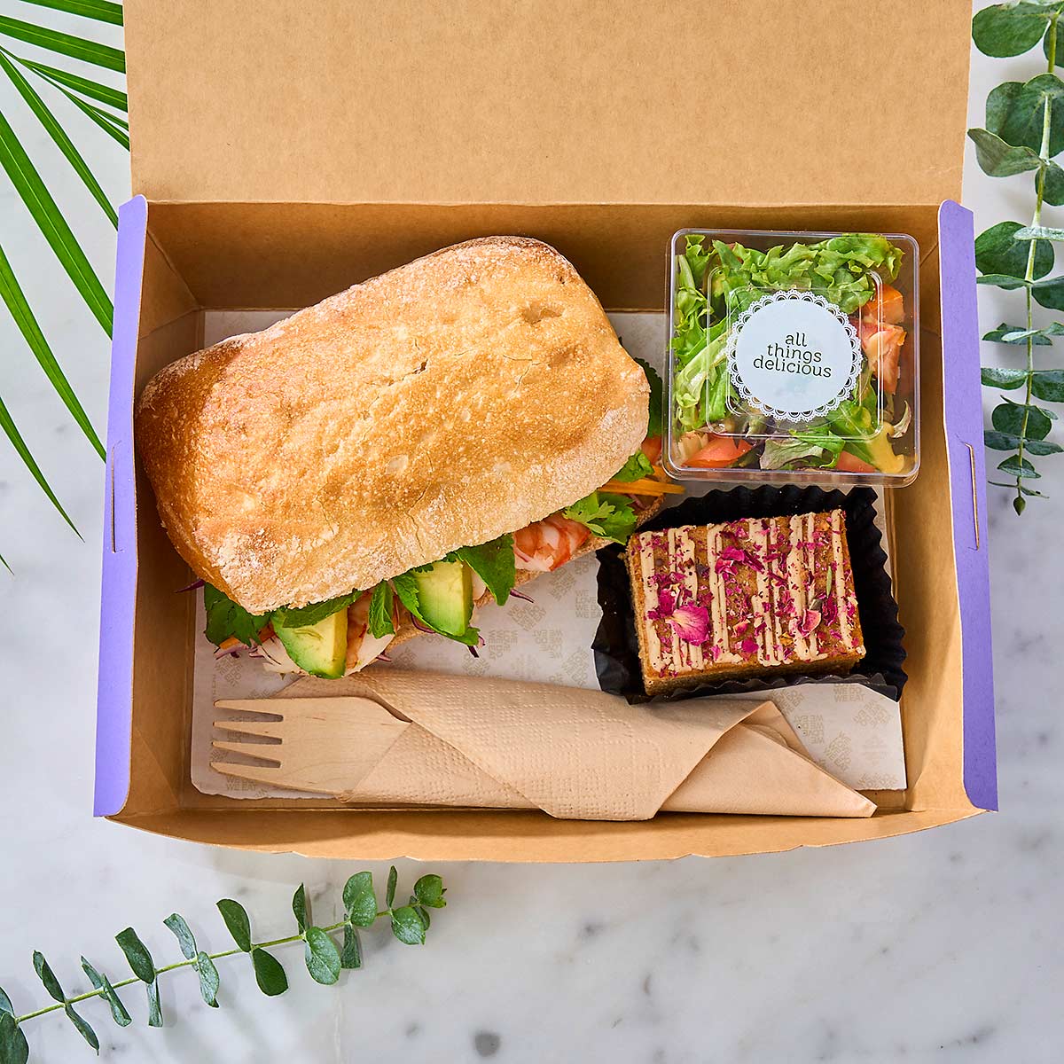 Vegetarian Sandwich Box
