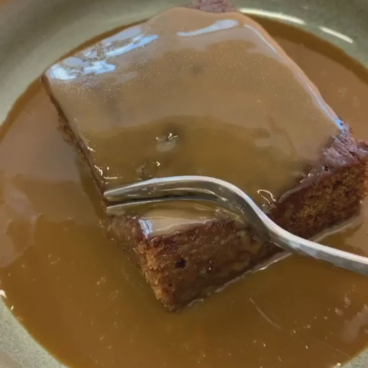 Sticky Toffee Pudding in toffee sauce