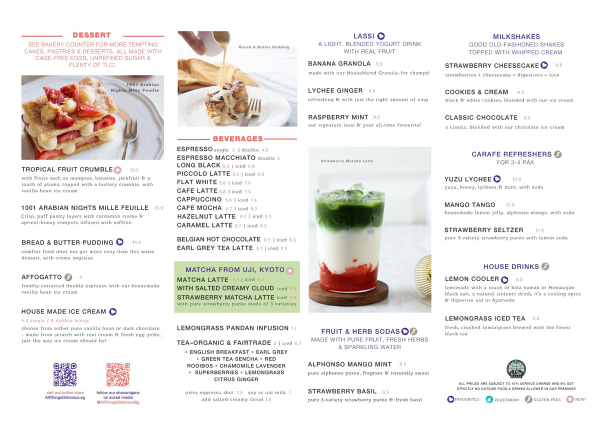 Sunday roast and dinner menu