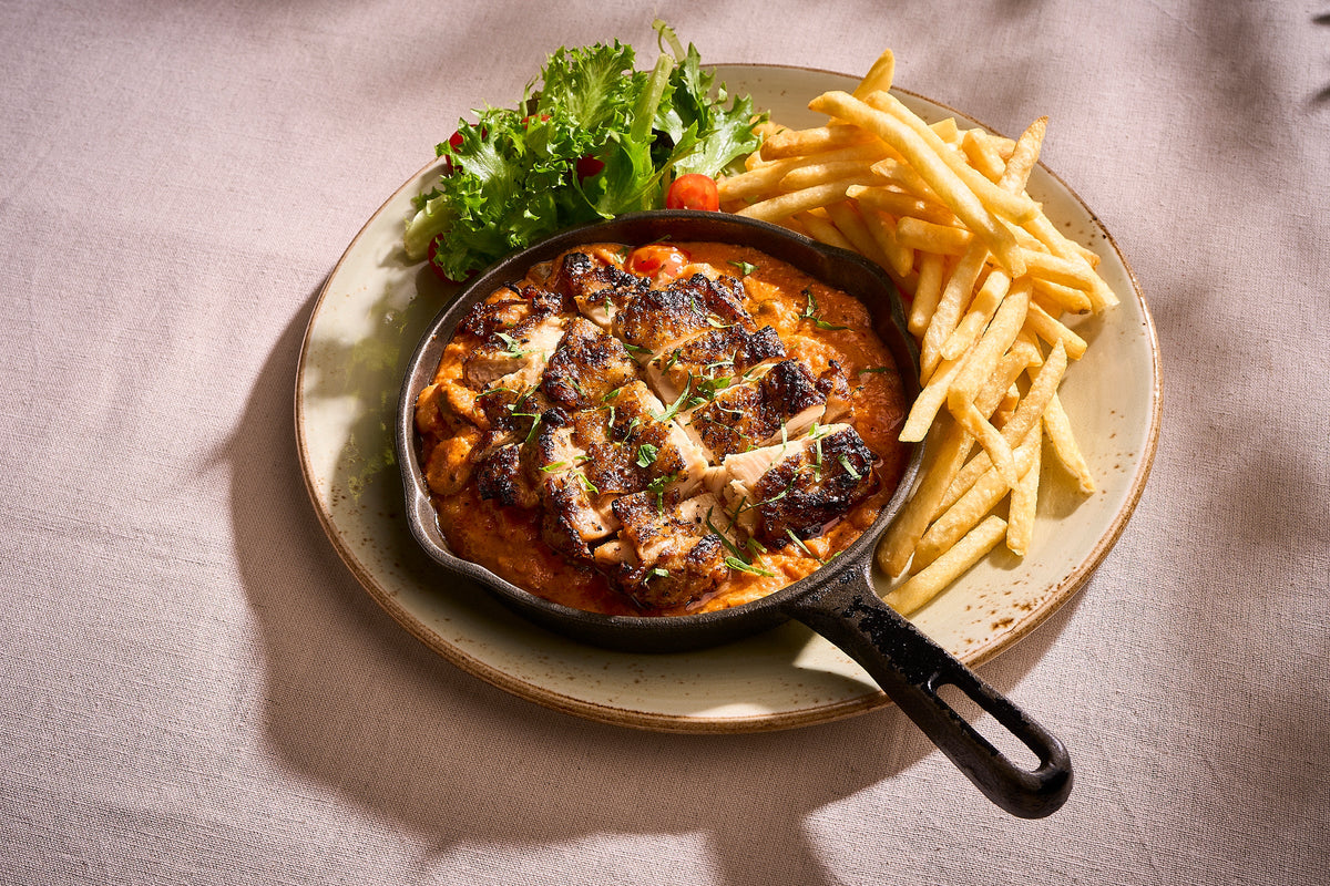Grilled Cajun Chicken & Fries