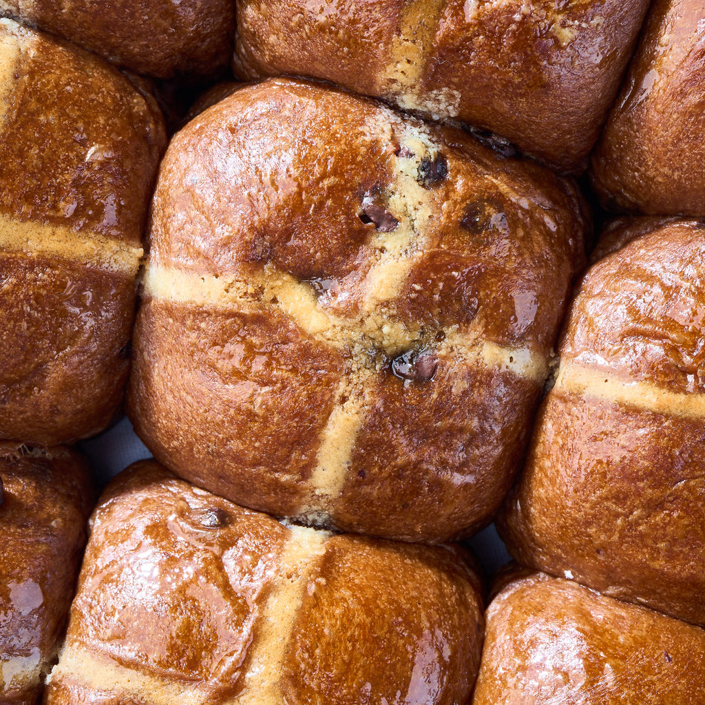 Double Chocolate Hot Cross Buns