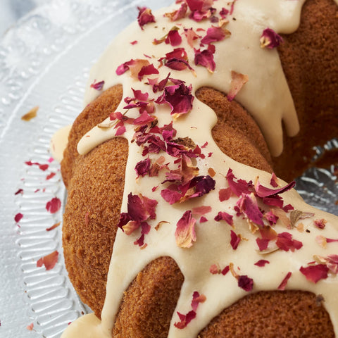 Earl Grey Rose Pound Cake