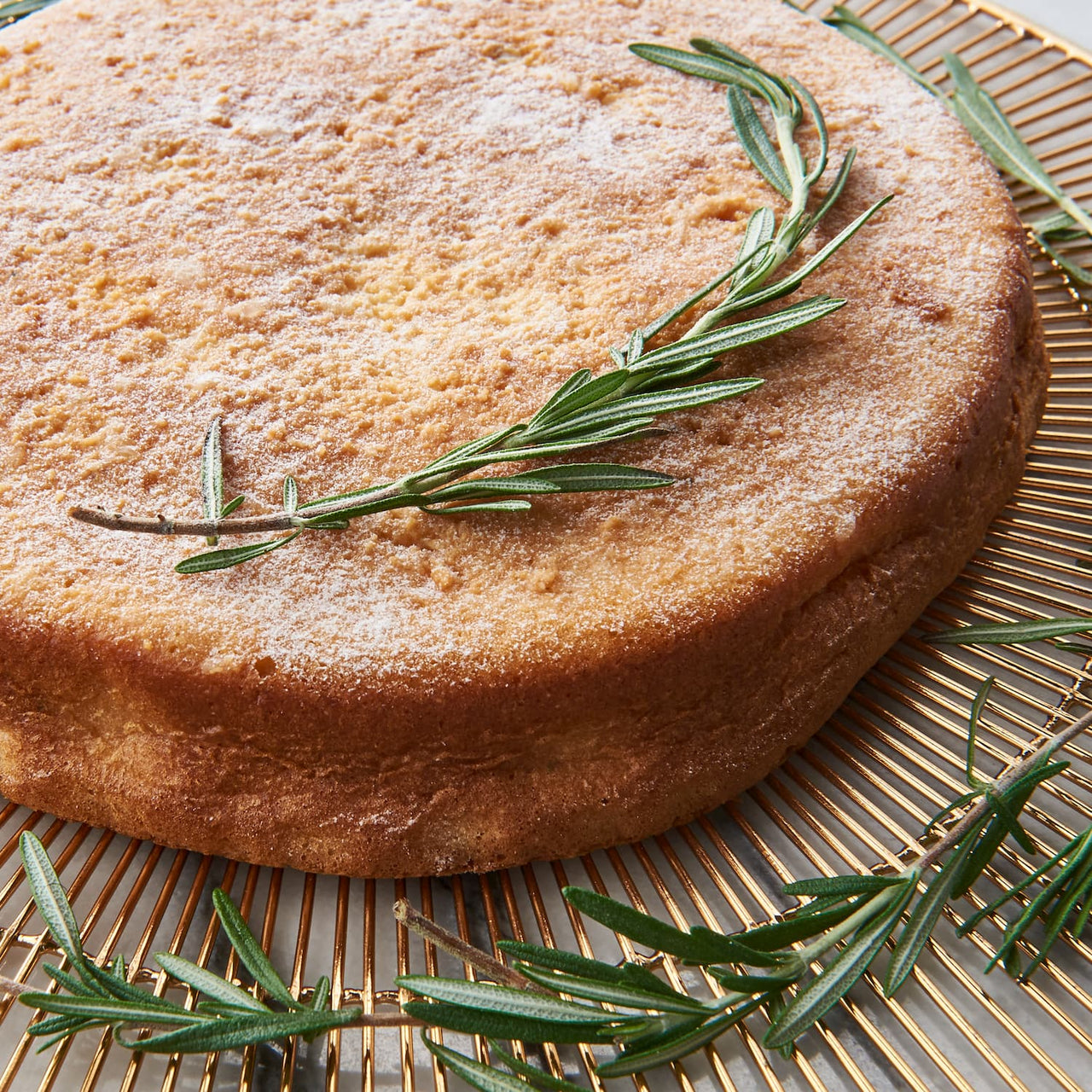 Lemon Rosemary Olive Oil Cake