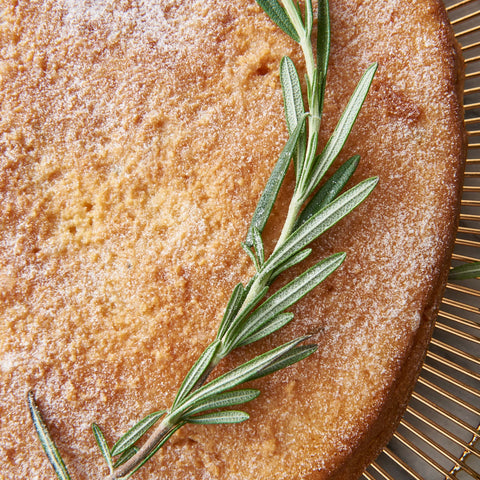 Lemon Rosemary Olive Oil Cake