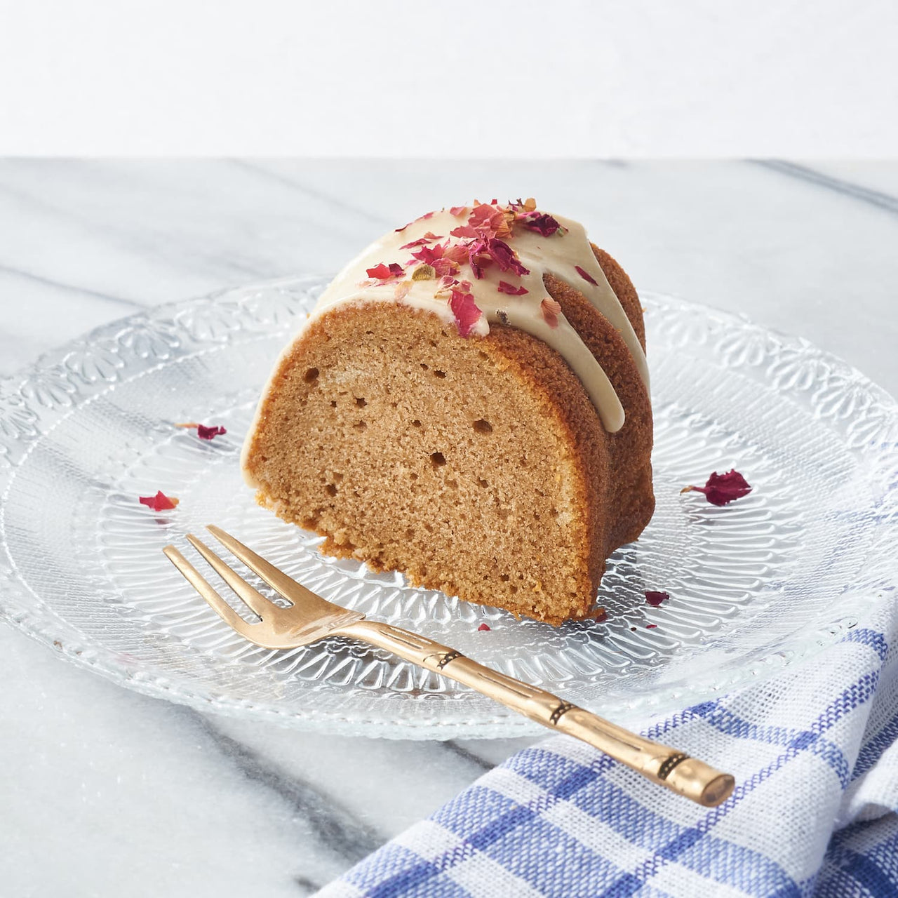 Earl Grey Rose Pound Cake