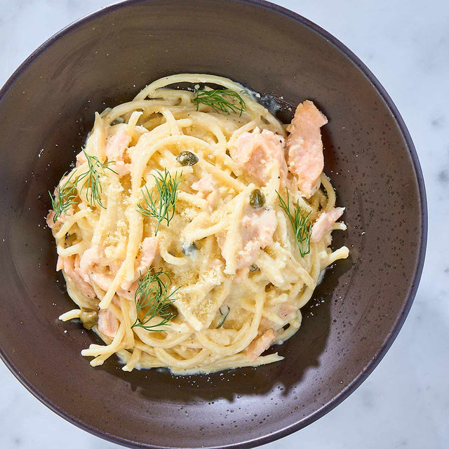 Creamy Smoked Salmon Pasta Bowl