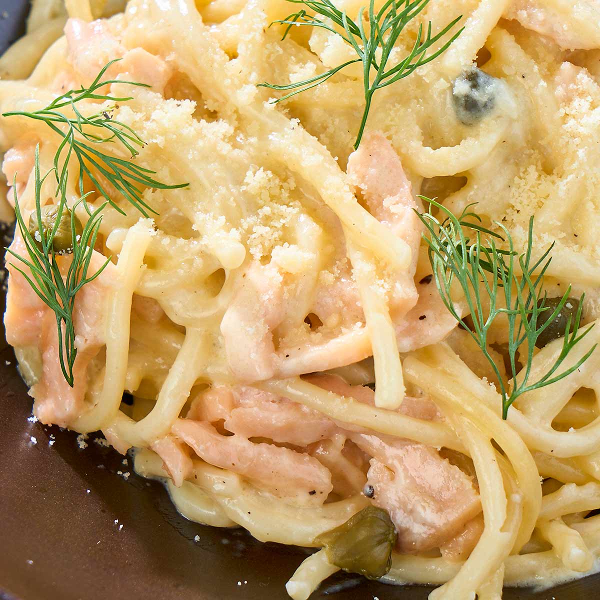 Creamy Smoked Salmon Pasta Bowl