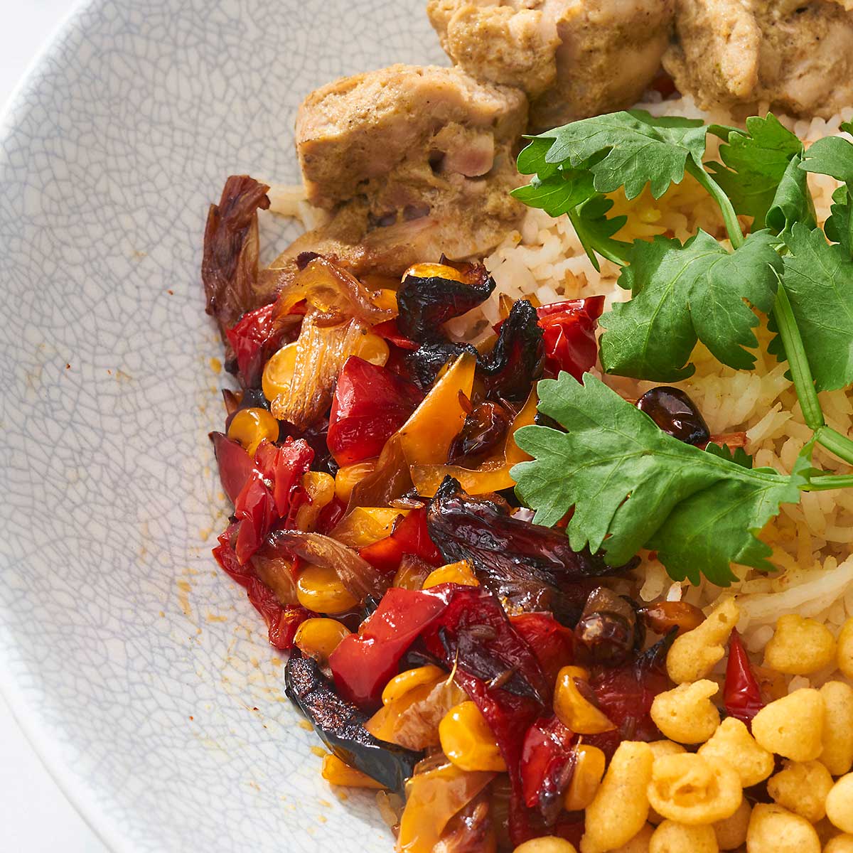 Chicken Tikka Rice Bowl (GF)