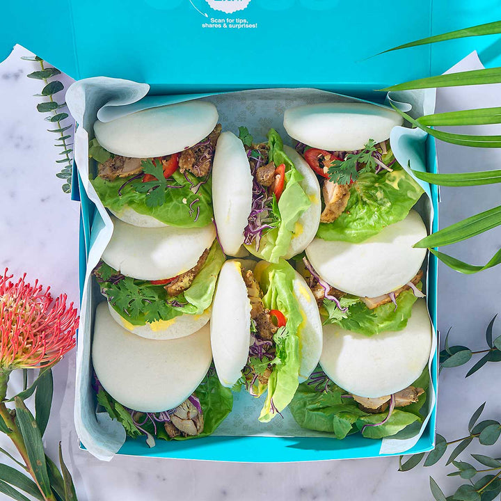 Box of 8 Steamed Mantou Sandwich