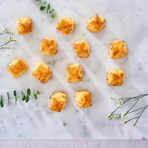 Mini Feta Scallion Scones