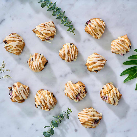 Mini Lemon Blueberry Scones