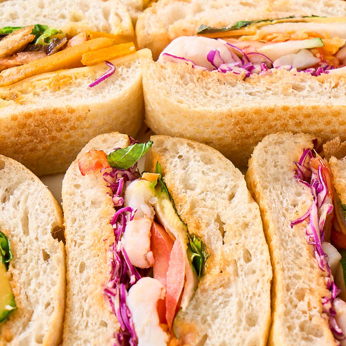 Assorted Finger Sandwiches - Premium (For 12-16 Persons)
