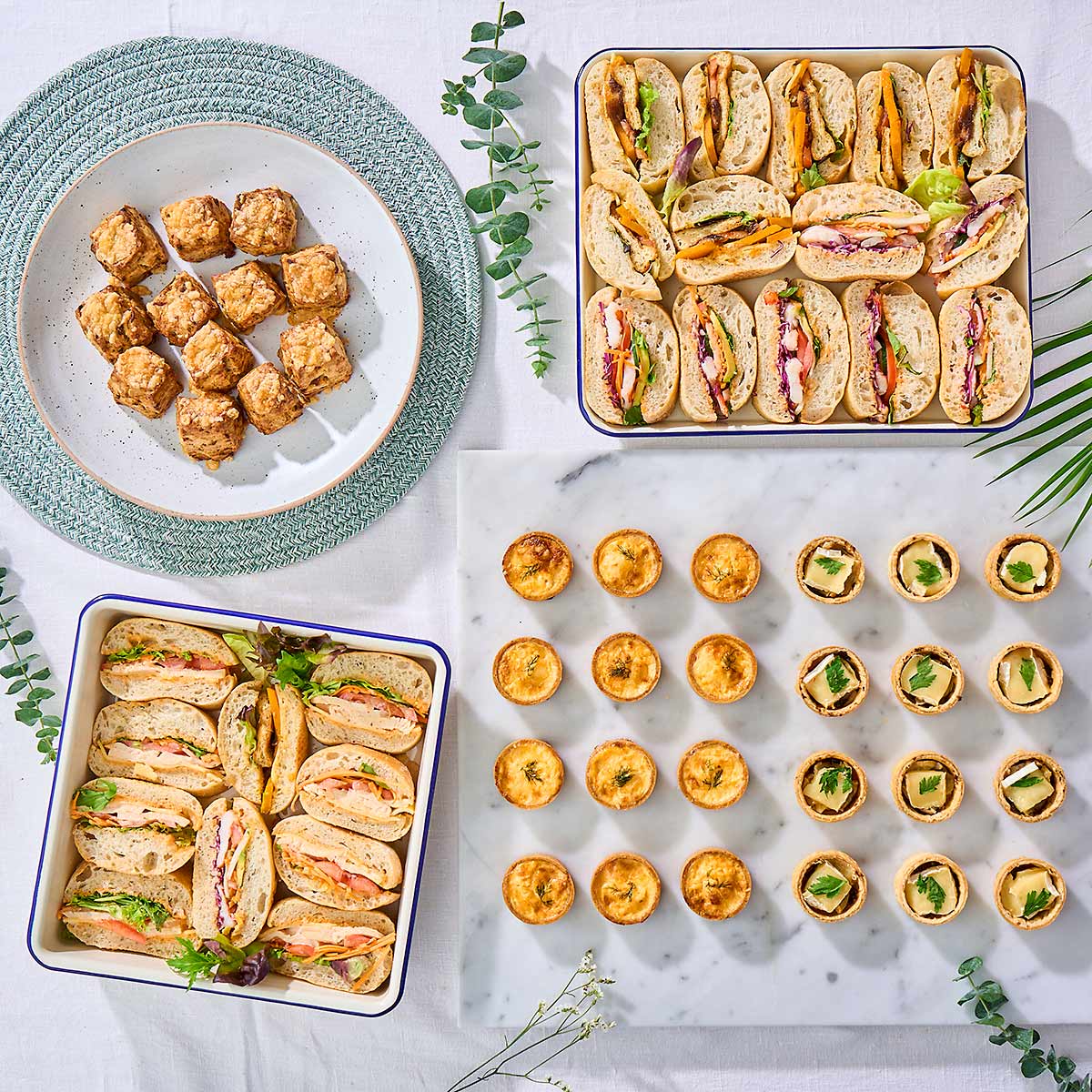 Savoury Tea-Time Platters (for 12-16 Persons)