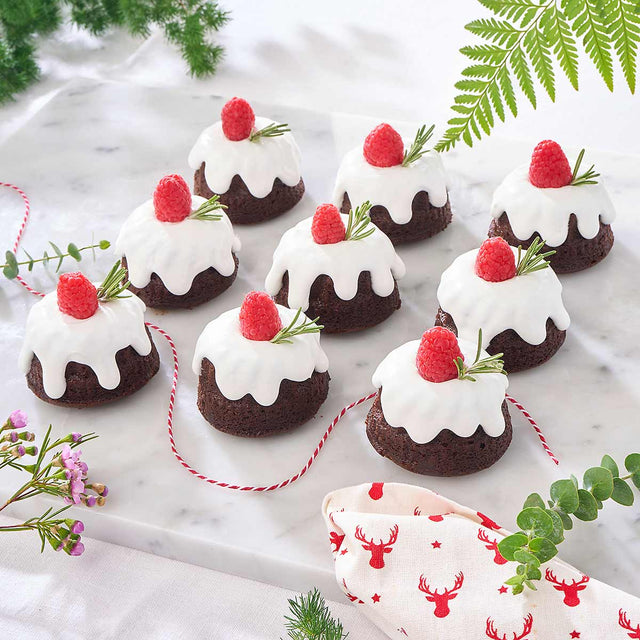 Snowy Choco-Cherry Bundts (Box of 9)