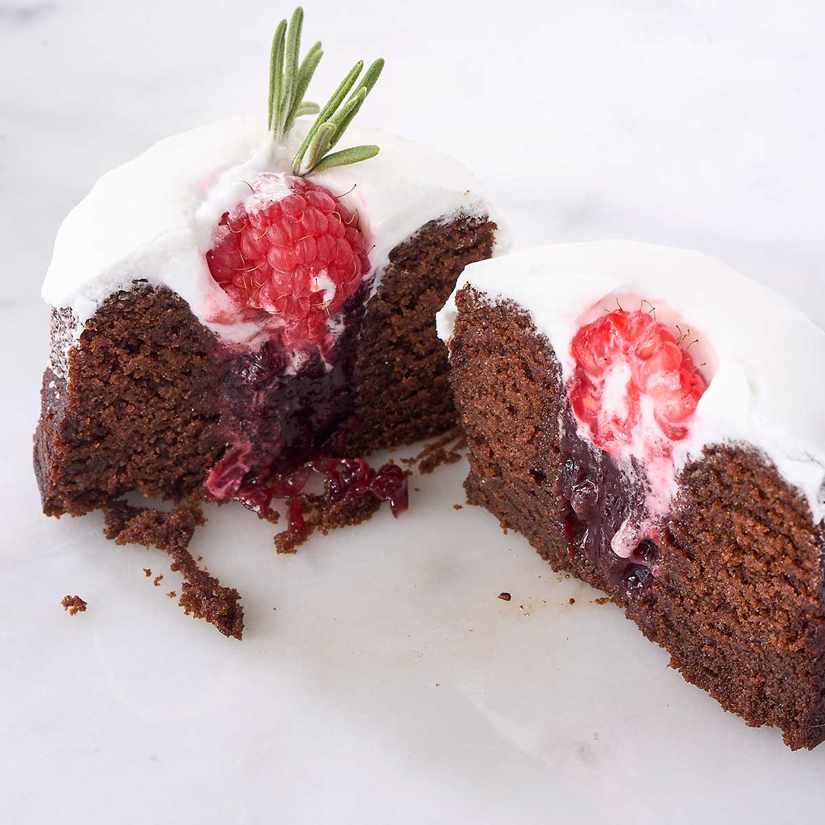 Snowy Choco-Cherry Bundts (Box of 9)