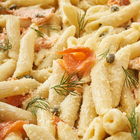 Creamy Smoked Salmon Pasta Tray