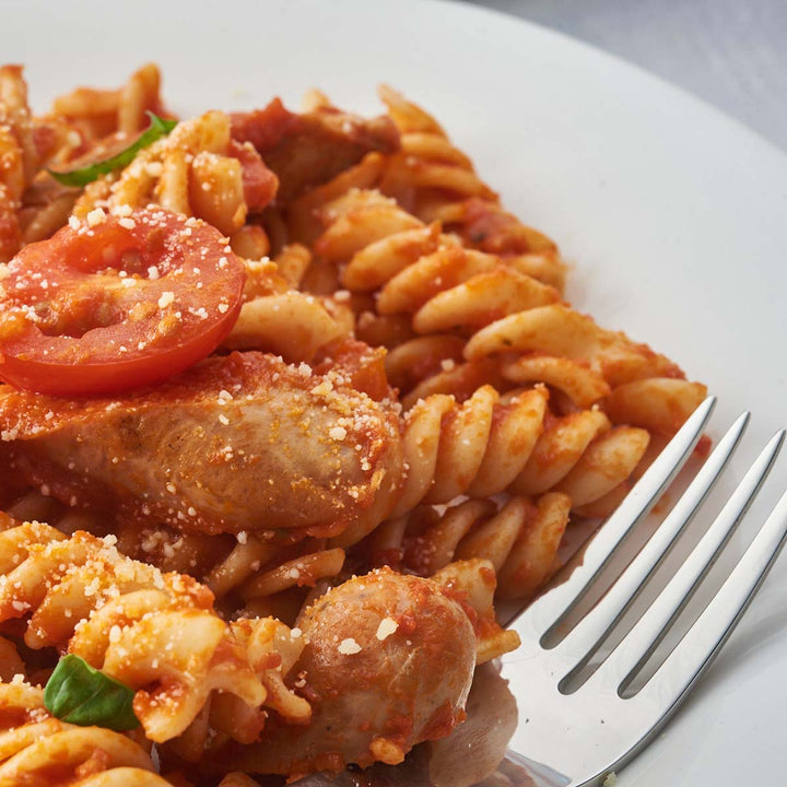 Fennel Sausage & Cherry Tomatoes Pasta Tray