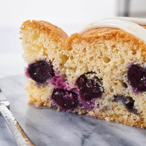 Blueberry Sponge with Lemon