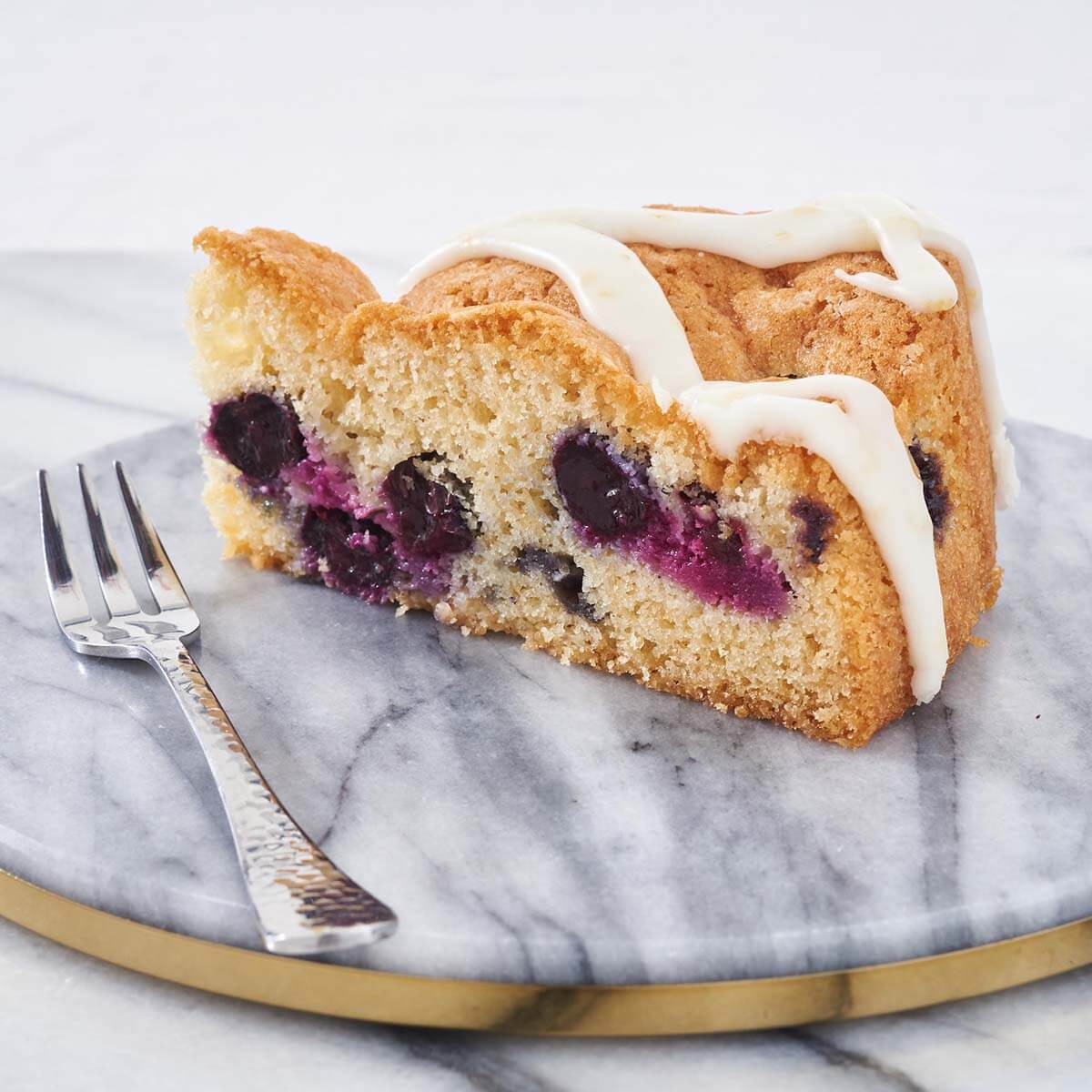 Blueberry Sponge with Lemon