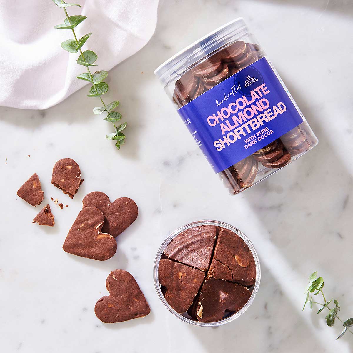 Chocolate Almond Shortbread