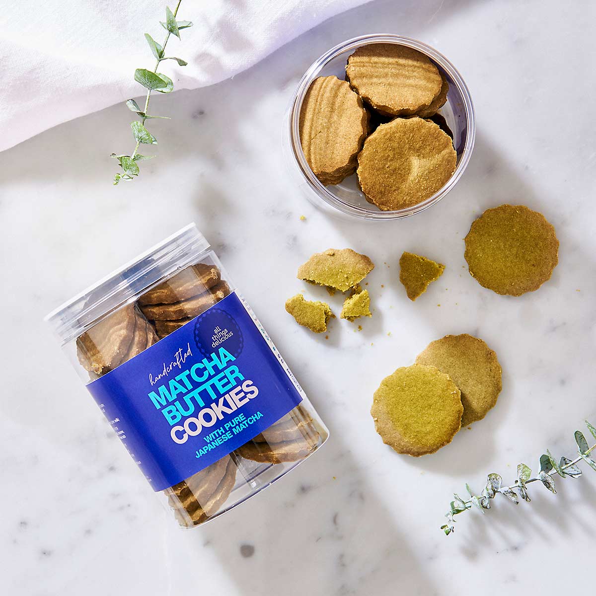 Matcha Butter Cookies  🌿