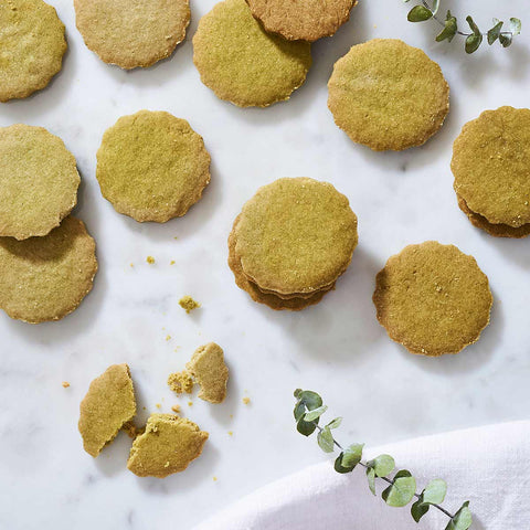 Matcha Butter Cookies (V)