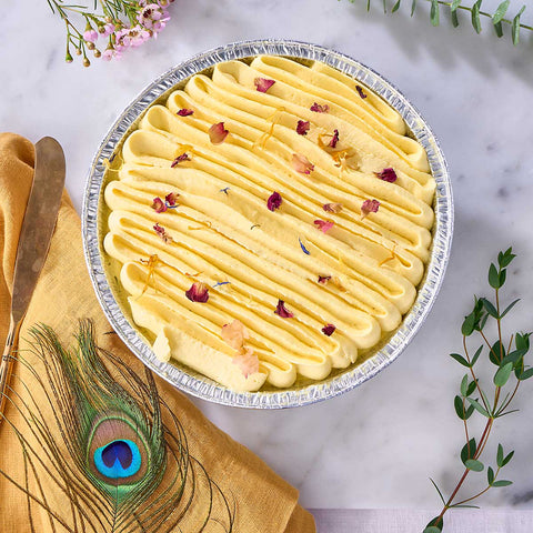Saffron Tres Leches Rasmalai Cake
