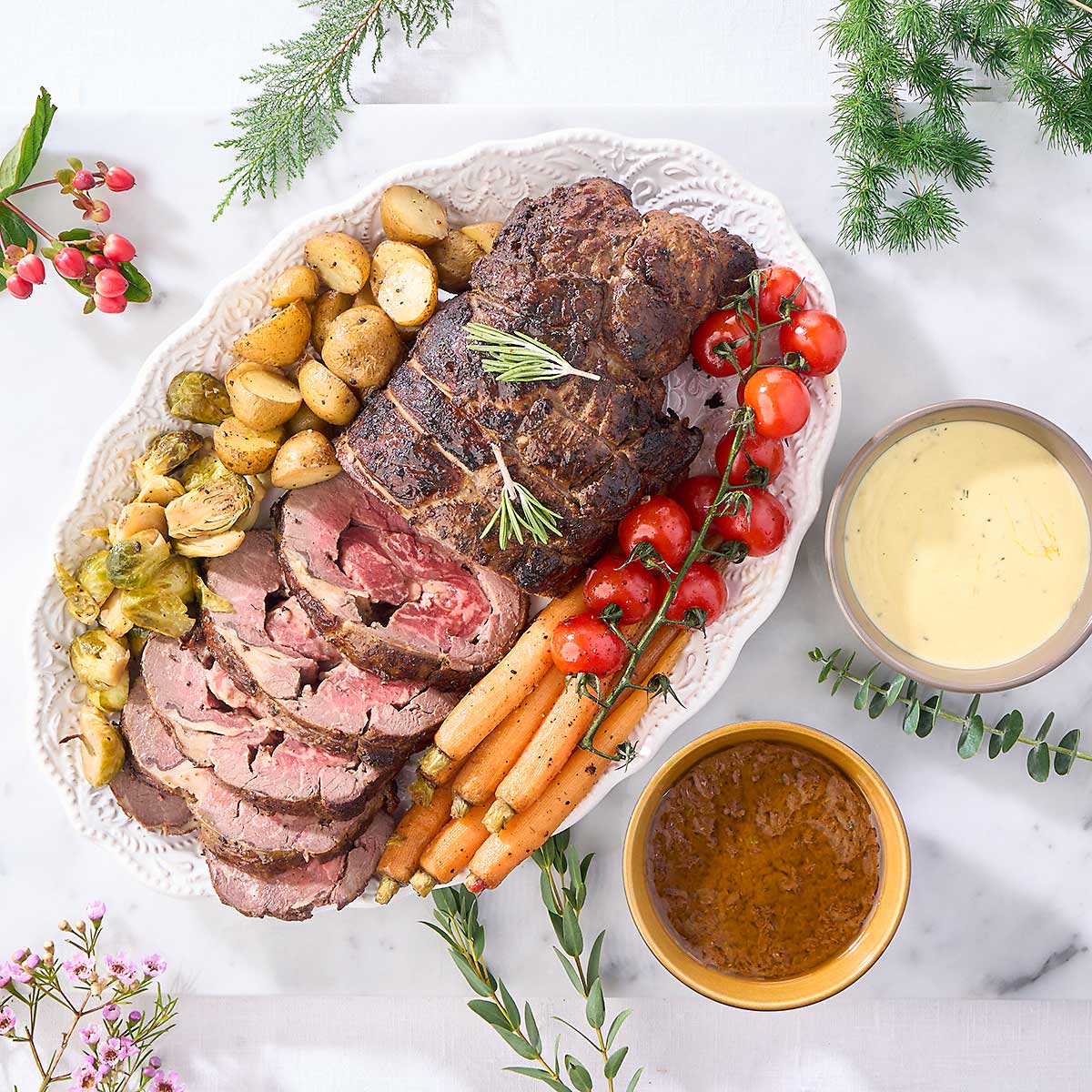 Roast Beef with the Works